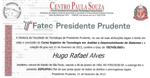 Fatec Presidente Prudente - SP